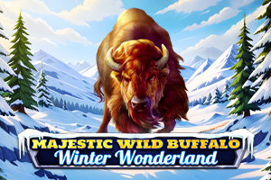 Majestic Wild Buffalo Winter Wonderland